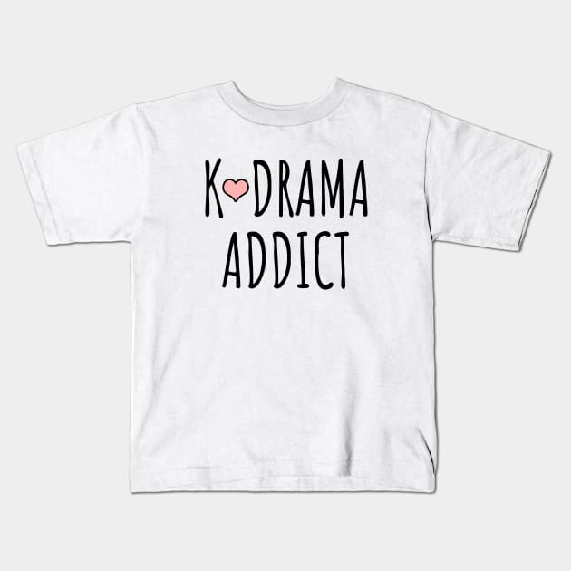 K-Drama Addict Kids T-Shirt by LunaMay